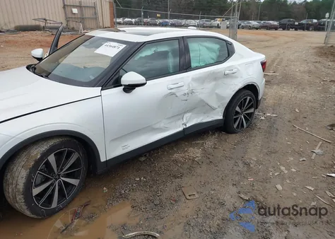 2022 Polestar 2 Long Range Dual Motor z USA, uszkodzony, nr VIN LPSED3KA6NL053785